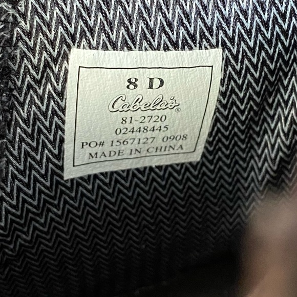 MEN’S~CABELA’S~CAMO HUNTING BOOTS~SIZE 8-D~GOOD USED CONDITION~G22 - Picture 5 of 7